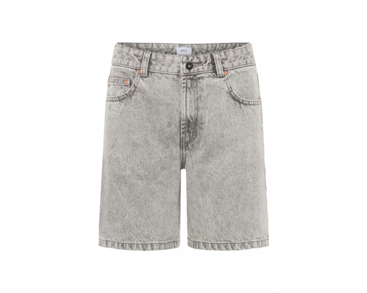 GRUNT : Langere jeansshort