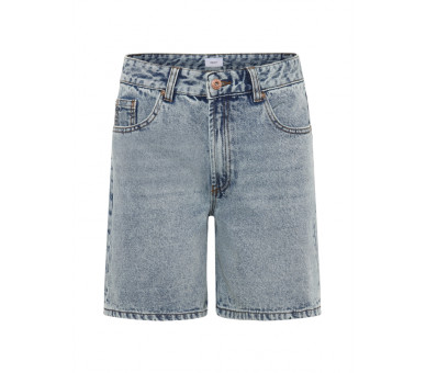 GRUNT : Langere jeansshort