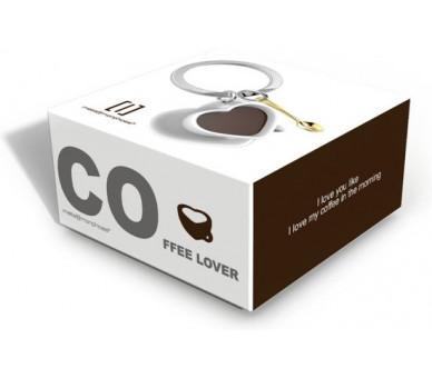 Porte-clés Metalmorphose amateur de café