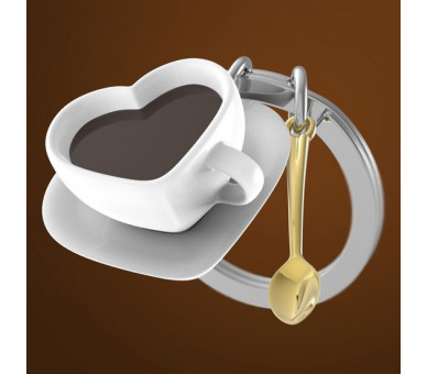 Porte-clés Metalmorphose amateur de café