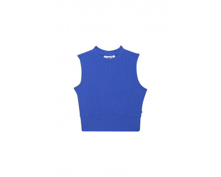 SOMEONE : Cropped top met klein opstaand kraagje