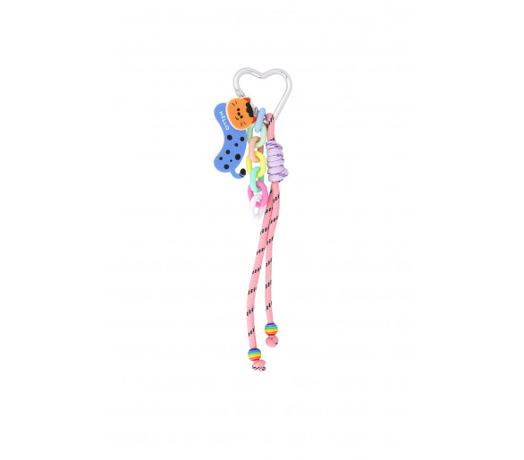 Happy vibe hanger roze multikleur