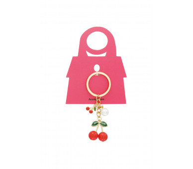 Kersen sleutelhanger - Rood