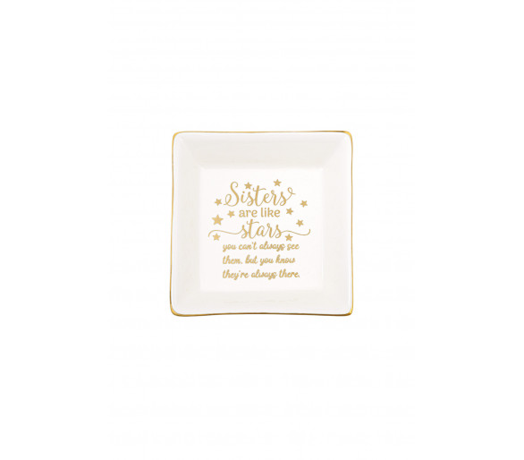 Sisters are like stars Sieraden display - Wit