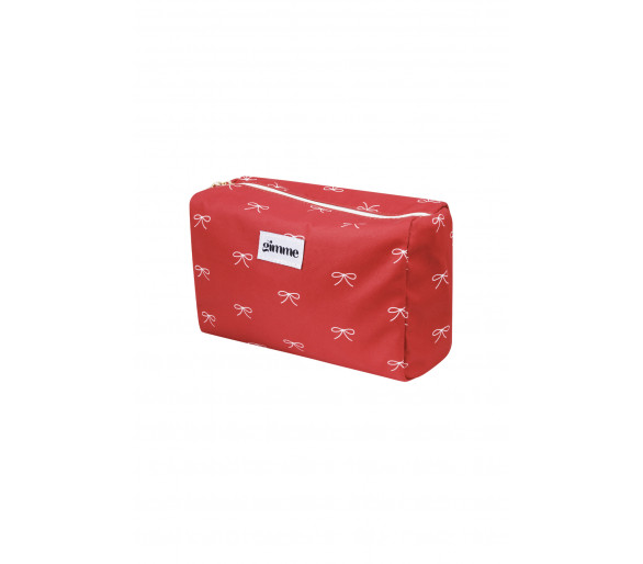 Toilettas strikjes - Rood