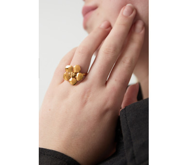 Eternal bloom ring - Goud kleur