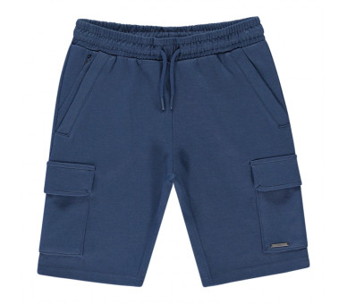 CARS : Losse cargoshort in sweat stof