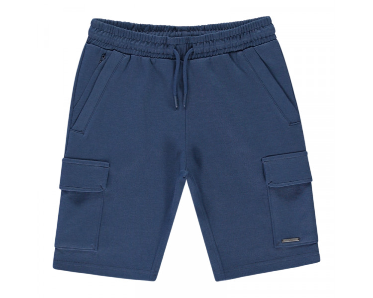 CARS : Losse cargoshort in sweat stof