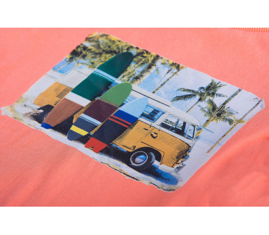 SOMEONE : T-shirt met surfprint