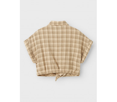 NAME IT : Leuk bloesje met knoopje