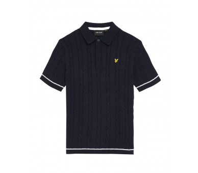LYLE & SCOTT : Polo met logo op de borst
