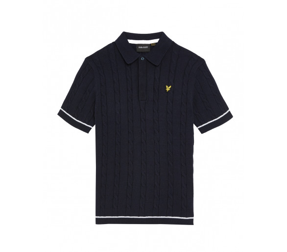 LYLE & SCOTT : Polo met logo op de borst