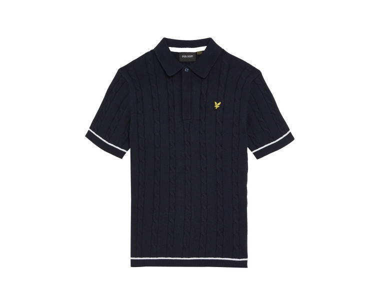 LYLE & SCOTT : Polo met logo op de borst