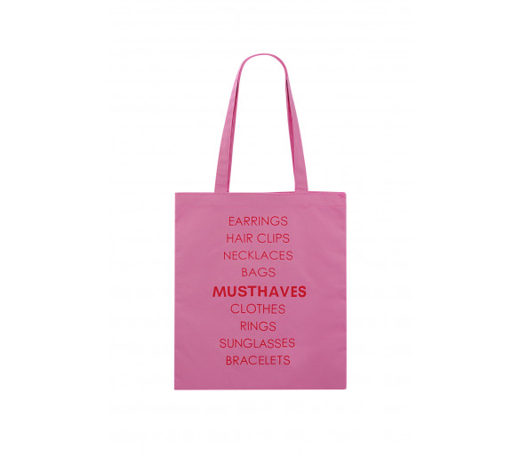 Canvas shopper musthaves - fuscia