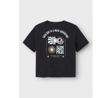 NAME IT : T-shirt met print op de rug