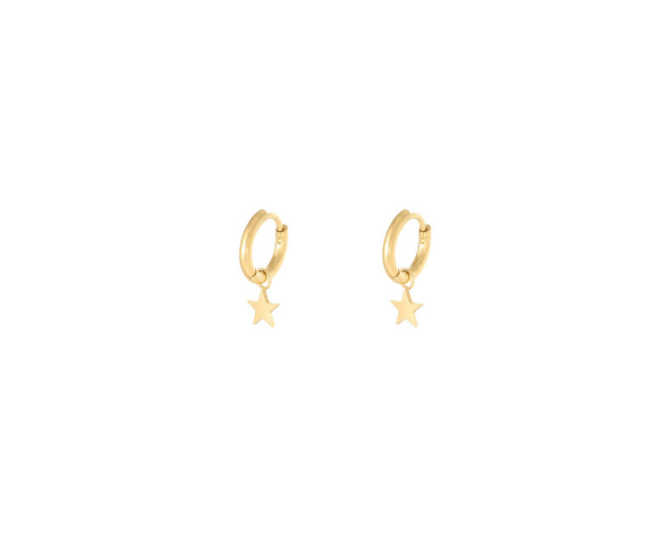 Oorbellen Star Gold Stainless Steel Oorbellen Star Gold Stainless Steel