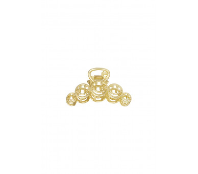 haarclip Smiley Vintage Goud kleur Metaal