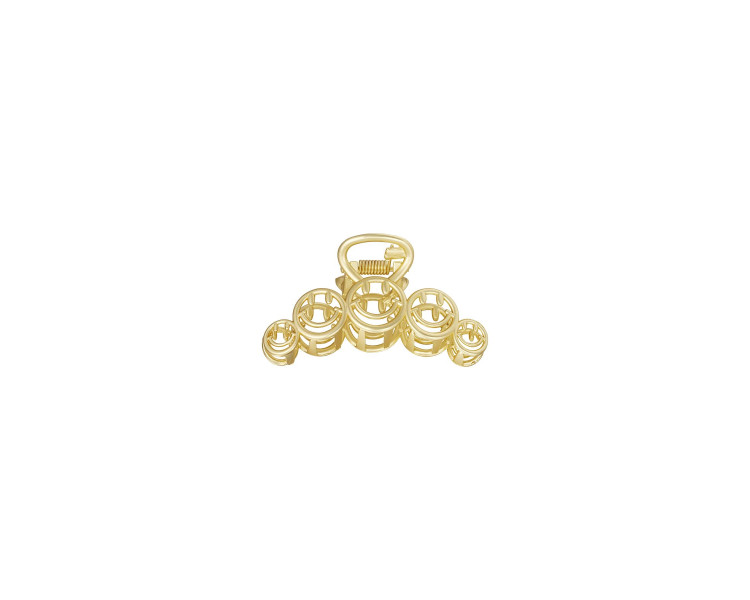 haarclip Smiley Vintage Goud kleur Metaal haarclip Smiley Vintage Goud kleur Metaal