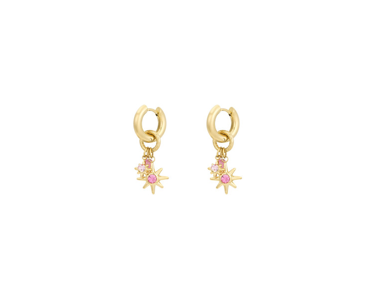 Oorbellen pink starlight Goud Oorbellen pink starlight Goud