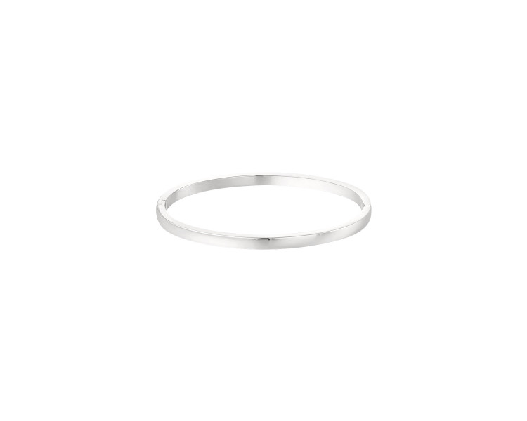 Effen gouden armband zilver Effen gouden armband zilver