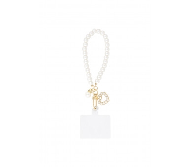 loving pearl phone cord - wit