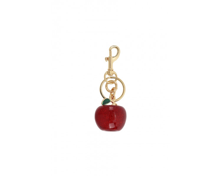 Sleuke sleutelhanger of tashanger met appel