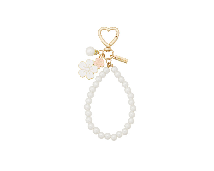 Handmade Flower Pendant Parels - Wit Handmade Flower Pendant Parels - Wit