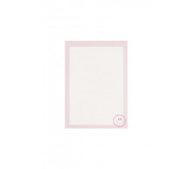 Smile smiley kaart - Roze