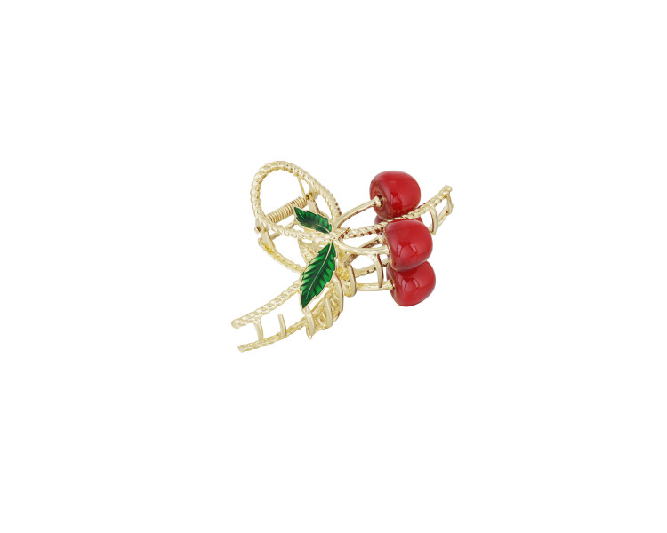 Super leuke kersen haarclip
