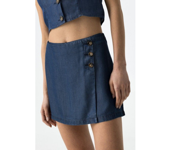 TIFFOSI : Leuk shortrokje in jeanslook
