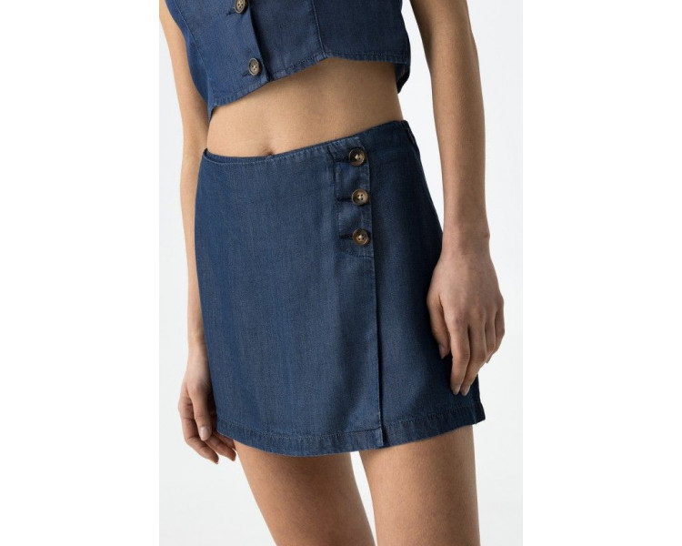 TIFFOSI : Leuk shortrokje in jeanslook
