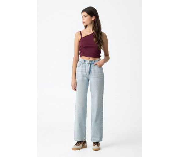 TIFFOSI : Rechte jeans met hoge taille