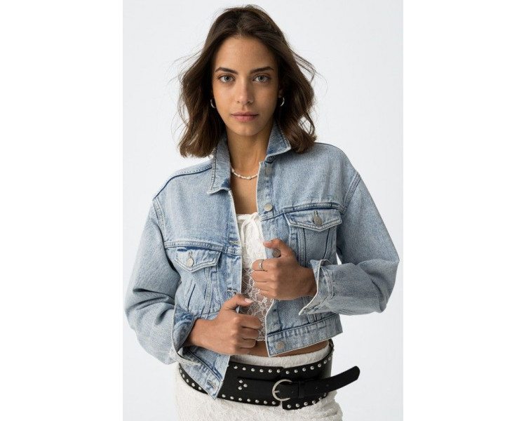 TIFFOSI : Cropped denim jack