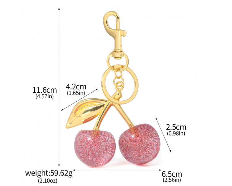 Sweet Cherry Bag Charms