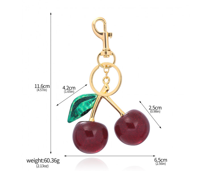 Sweet Cherry Bag Charms