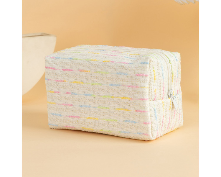 Colorful Striped Makeup Bag Colorful Striped Makeup Bag