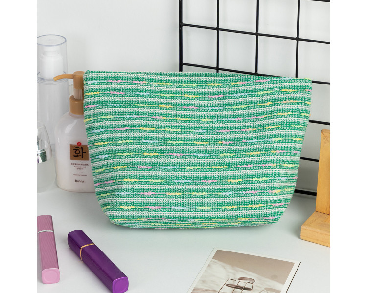 Colorful Striped Makeup Bag Colorful Striped Makeup Bag