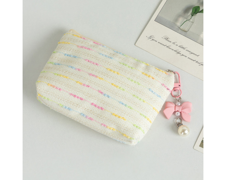 Colorful Striped Makeup Bag Colorful Striped Makeup Bag