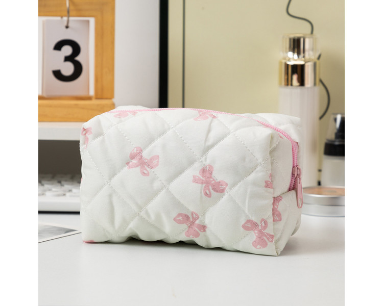 Roze strik Makeup Bag Roze strik Makeup Bag