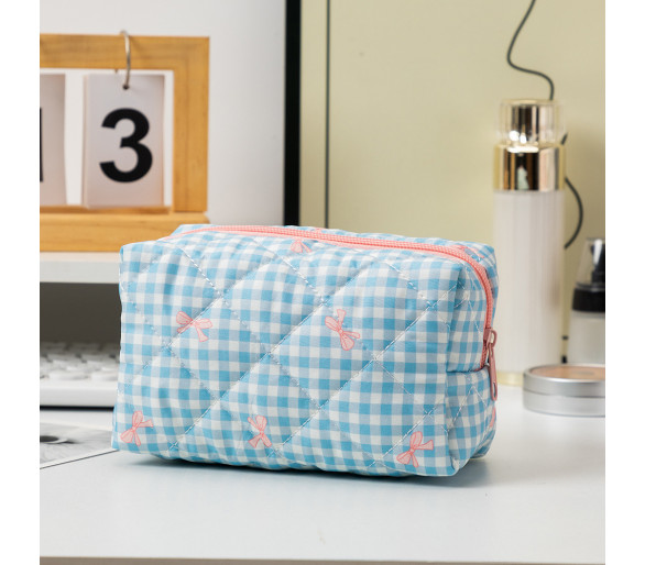 Blauwe Makeup Bag
