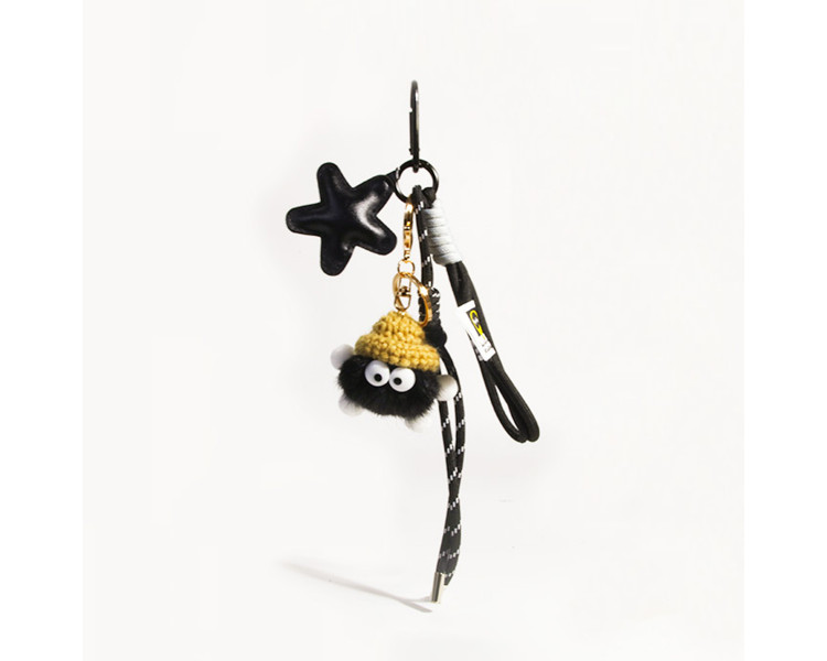 Leather Five-pointed Star Bag Charm Leather Five-pointed Star Bag Charm