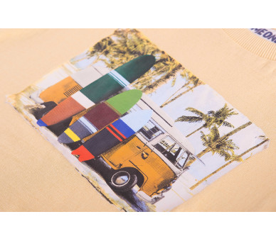 SOMEONE : T-shirt met surfprint