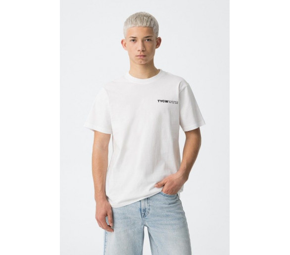 TIFFOSI : T-Shirt km print voor en achteraan