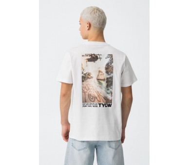 TIFFOSI : T-Shirt km print voor en achteraan