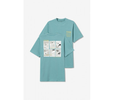 TIFFOSI : T-Shirt km print voor en achteraan