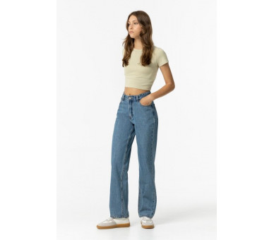TIFFOSI : Rechte jeans met hoge taille