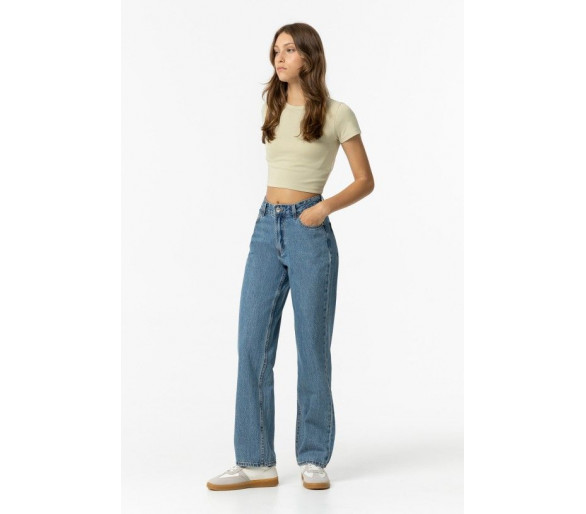 TIFFOSI : Rechte jeans met hoge taille