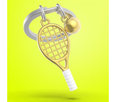 Keychain metalmorphose Tennis