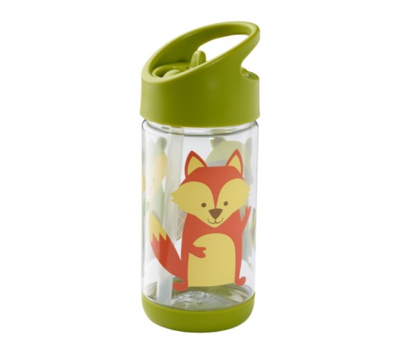 Flip & Sip clear Tritan drinkfles -What did the Fox Eat