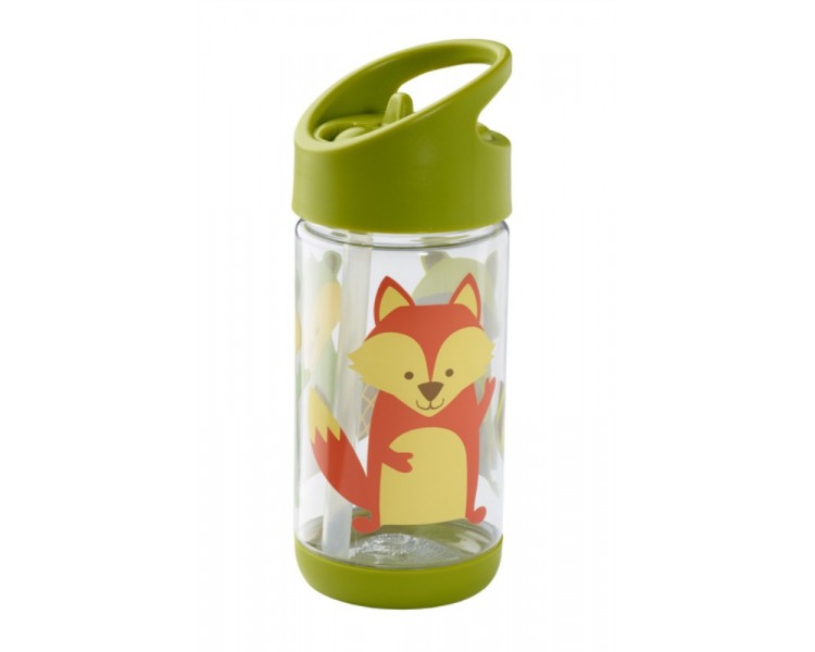 Flip & Sip clear Tritan drinkfles -What did the Fox Eat Flip & Sip clear Tritan drinkfles -What did the Fox Eat